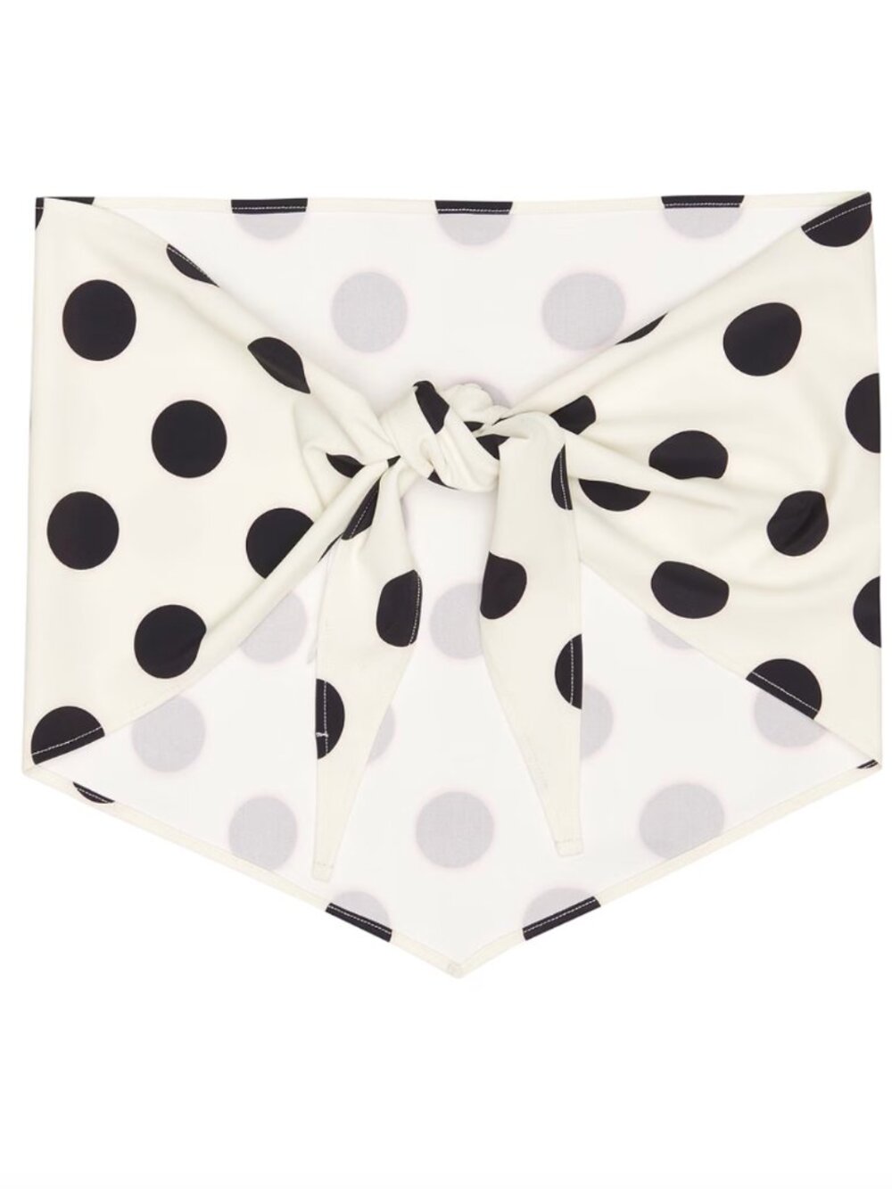 NEW LPA Twyla Head Scarf Black White Polka Dot Bandana Polkadot Polka Dot - Picture 3 of 3
